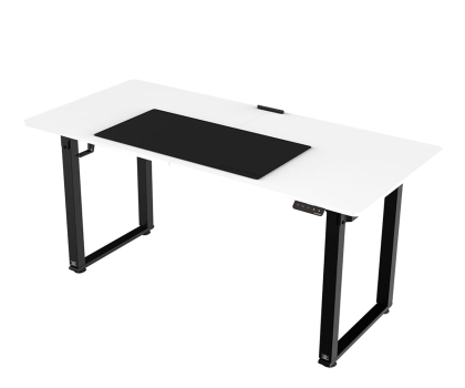 Biurko gamingowe Ultradesk UPLIFT (Białe) (elektryczna regulacja)